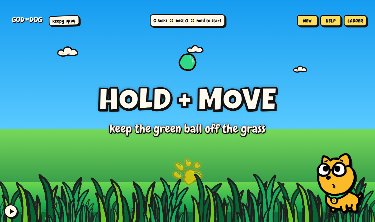 God The Dog Keepy Uppy screenshot